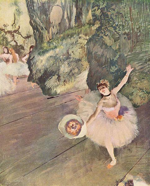 Edgar Degas Dancer with a Bouquet of Flowers